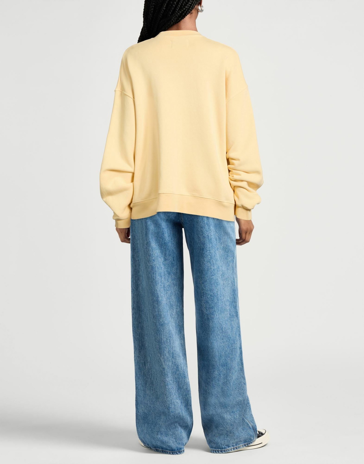 Bonsai Womens Sweatshirt Pastel in Yellow