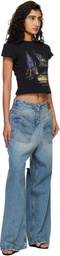 VETEMENTS Blue Back-to-Front Jeans