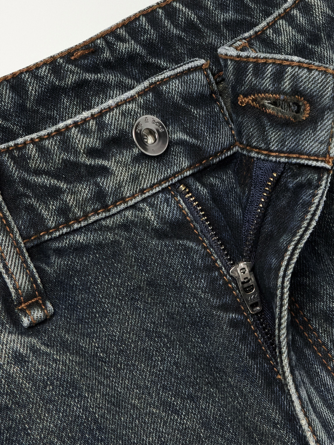 Rag & Bone - Fit 4 Authentic Straight-Leg Jeans - Blue