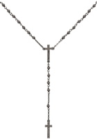 Dsquared2 Gunmetal Signature Cross Necklace