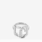 Jimmy Choo Square Jc Slim Ring 
