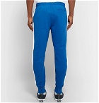 Todd Snyder Champion - Slim-Fit Tapered Striped Loopback Cotton-Jersey Sweatpants - Blue