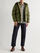 RRL - Brinklow Faux Fur-Trimmed Quilted Recycled Shell Hooded Jacket - Green