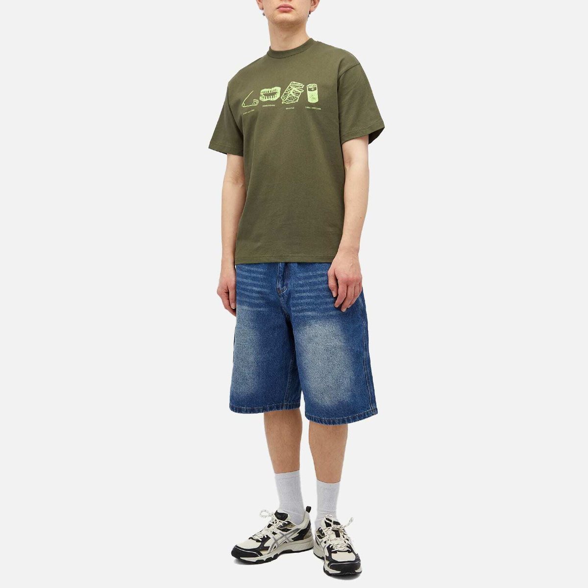 Lo-Fi Men's Inventory T-Shirt in Army