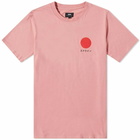 Edwin Men's Japanese Sun T-Shirt in Dusty Rose