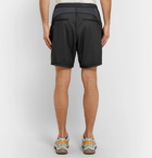 And Wander - Panelled Shell and Jacquard Shorts - Charcoal