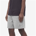 Air Jordan Men's Essential Fleece Shorts in Carbon Heather/White