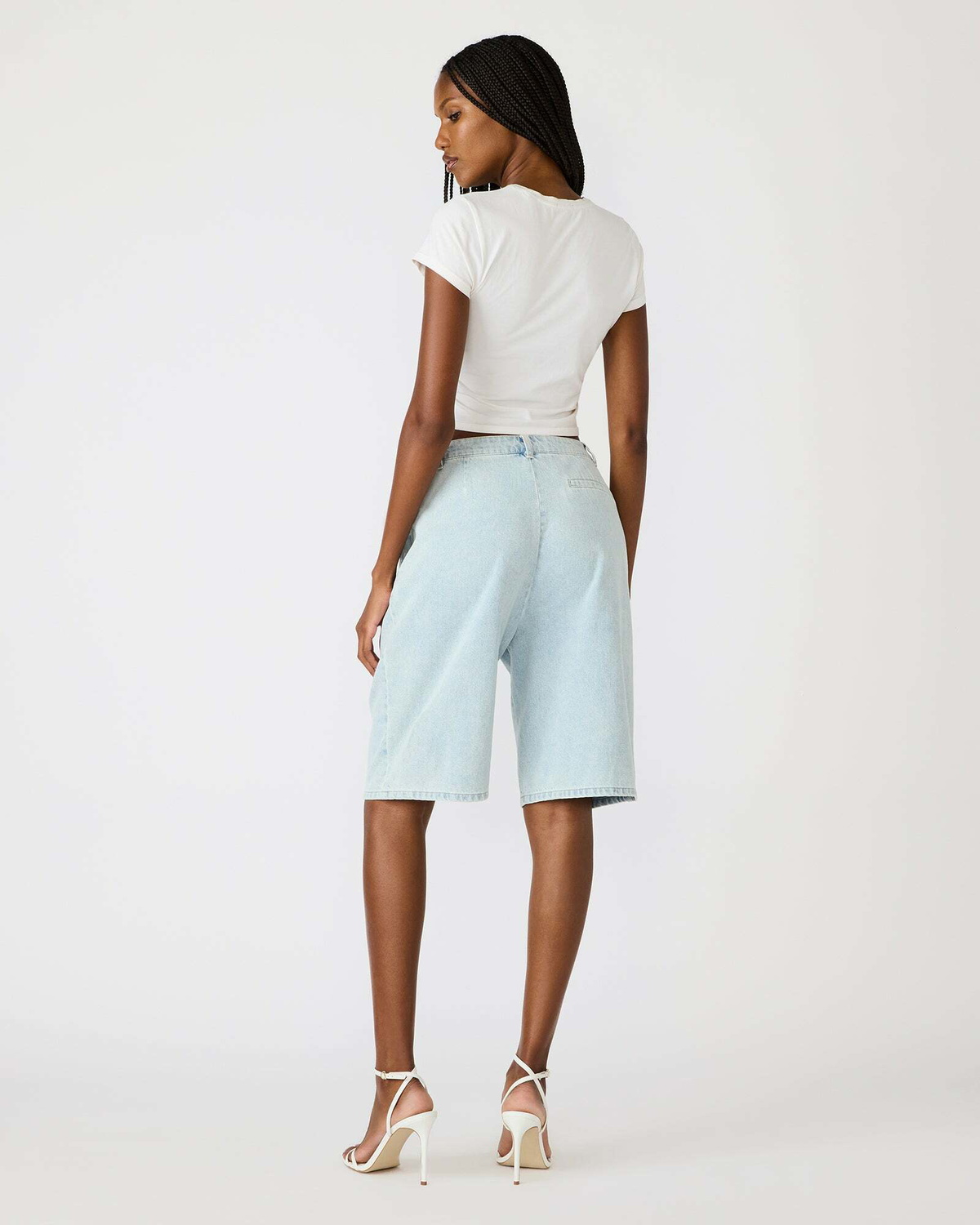 Steve Madden Ivana Shorts Lightweight in Denim