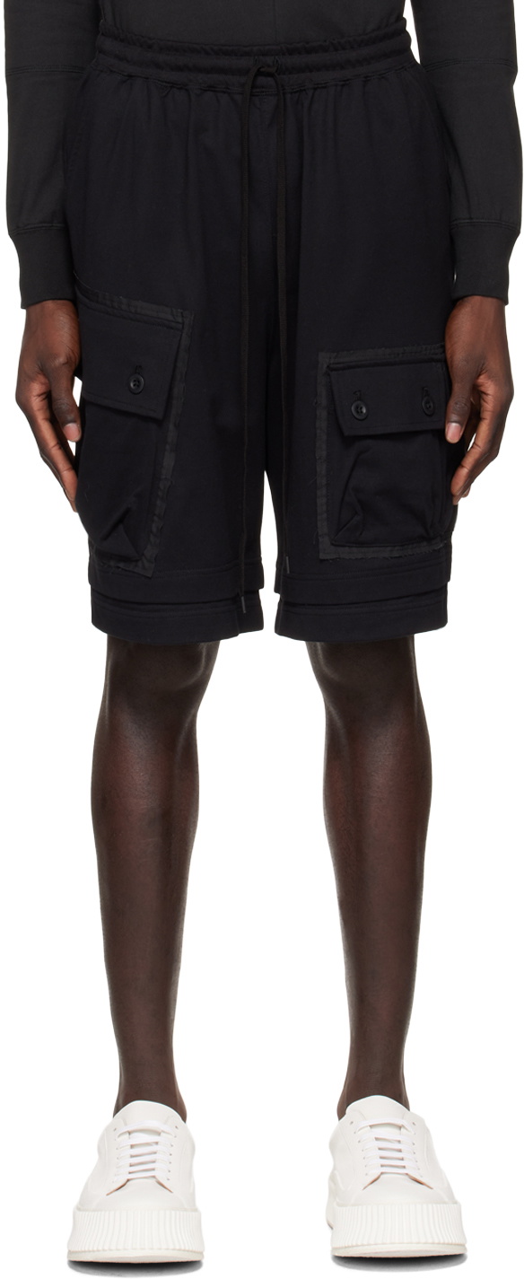 The Viridi-anne Black Baggy Shorts