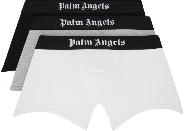 Photo: Palm Angels Three-Pack Multicolor 'Palm Angels' Boxers