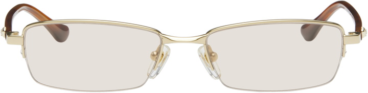 Photo: BONNIE CLYDE Gold & Brown Lucky Star Sunglasses