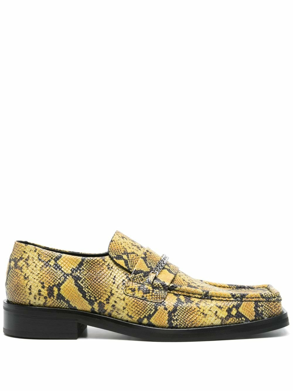 MARTINE ROSE 3.5cm Leather Square Toe Beaded Mules Martine Rose