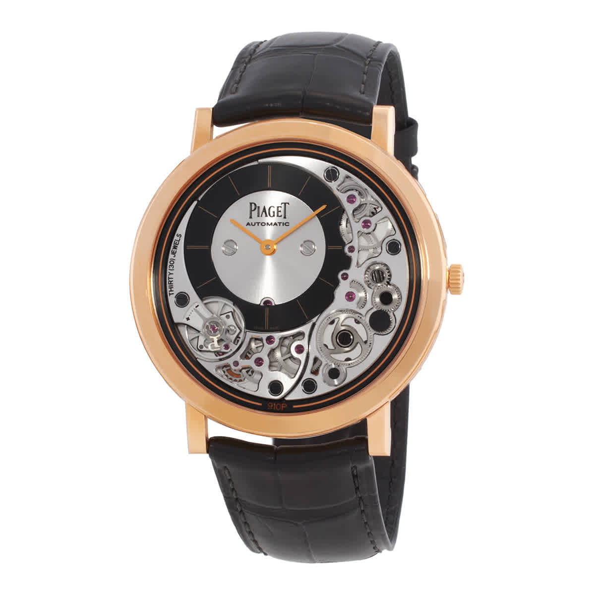 Piaget Altiplano Automatic Silver Dial 18kt Rose Gold Mens Watch G0A43120