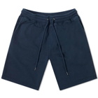 Colorful Standard Men's Classic Organic Sweat Short in Navy Blue