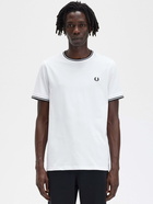 Fred Perry T Shirt White   Mens