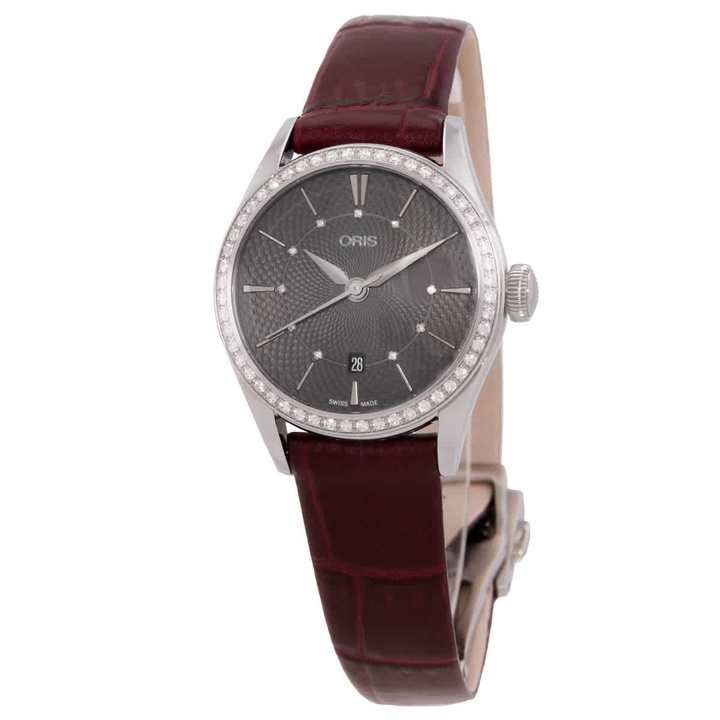 Photo: Oris Artelier Automatic Diamond Grey Dial Ladies Watch 01 561 7722 4953-07 5 14 63FC