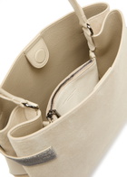 Brunello Cucinelli Stud-embellished Suede top Handle bag - Ivory - One Size