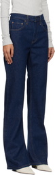 AGOLDE Blue Mid Rise Kick Boot Comfort Stretch Jeans