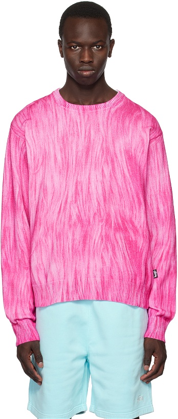 Photo: Stüssy Pink Printed Sweater