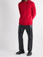 UNDERCOVER - Cotton-Blend Chenille Sweater - Red