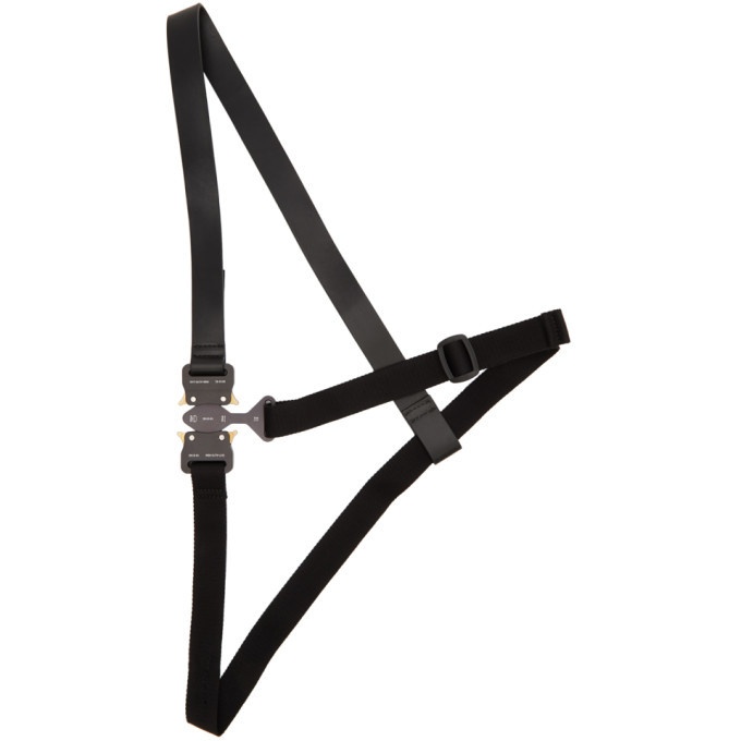 Photo: 1017 ALYX 9SM Black Rollercoaster Tri-Buckle Harness Belt