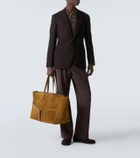 Métier Sergeant suede duffel bag