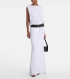 Christopher Esber Belted draped jersey maxi dress