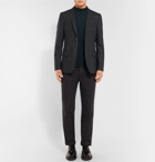 Officine Generale - Grey Slim-Fit Pinstriped Wool-Flannel Blazer - Men - Charcoal