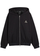 Amiri MA Logo Hooded Jersey Jacket Black
