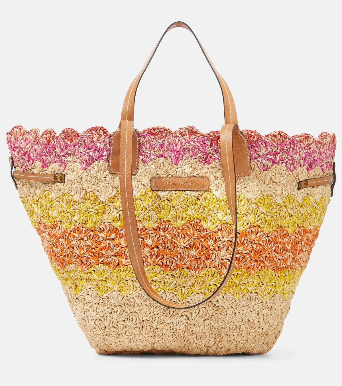 Isabel Marant - Coiba striped raffia basket bag Isabel Marant Isabel Marant - Coiba striped raffia basket bag Isabel Marant