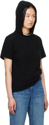 Aaron Esh Black Hooded T-Shirt