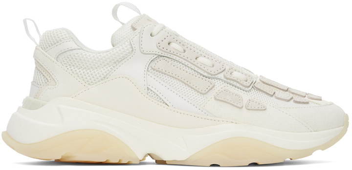 Photo: AMIRI Off-White Bone Runner Sneakers