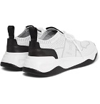 Berluti - Leather-Trimmed Mesh Sneakers - White