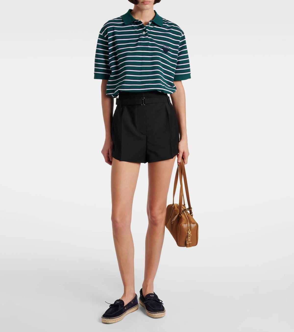 【関税＆送料込み】Prada Suede Espadrilles Suede espadrilles in beige - Prada | Mytheresa
