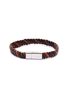 Paul Smith Twisted Leather Bracelet - Brown - One Size