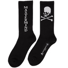 mastermind WORLD Black Version C Logo Socks