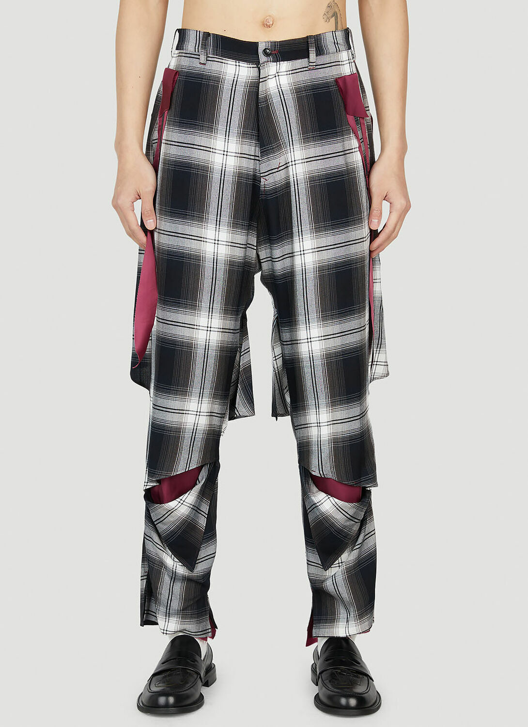 Sulvam Wide Slash Pants