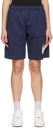 Nike Navy Sportswear Club Shorts