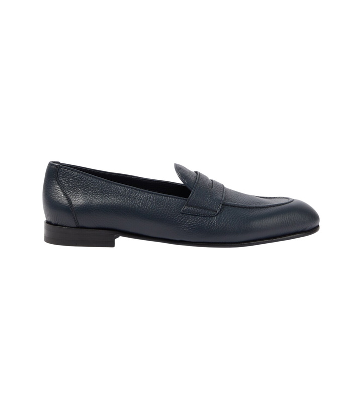 Photo: Brioni Leather penny loafers