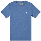 Polo Ralph Lauren Men's Custom Fit T-Shirt in Derby Blue Heather