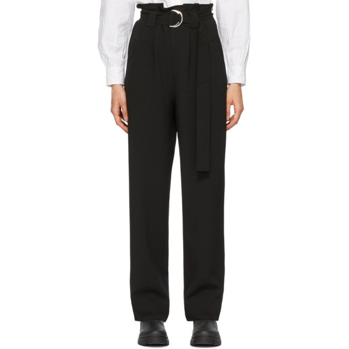 Qua Bottoms Pants and Trousers  Buy Navy Blue Solid Textured Crepe Modern  Trousers Online  Nykaa Fashion