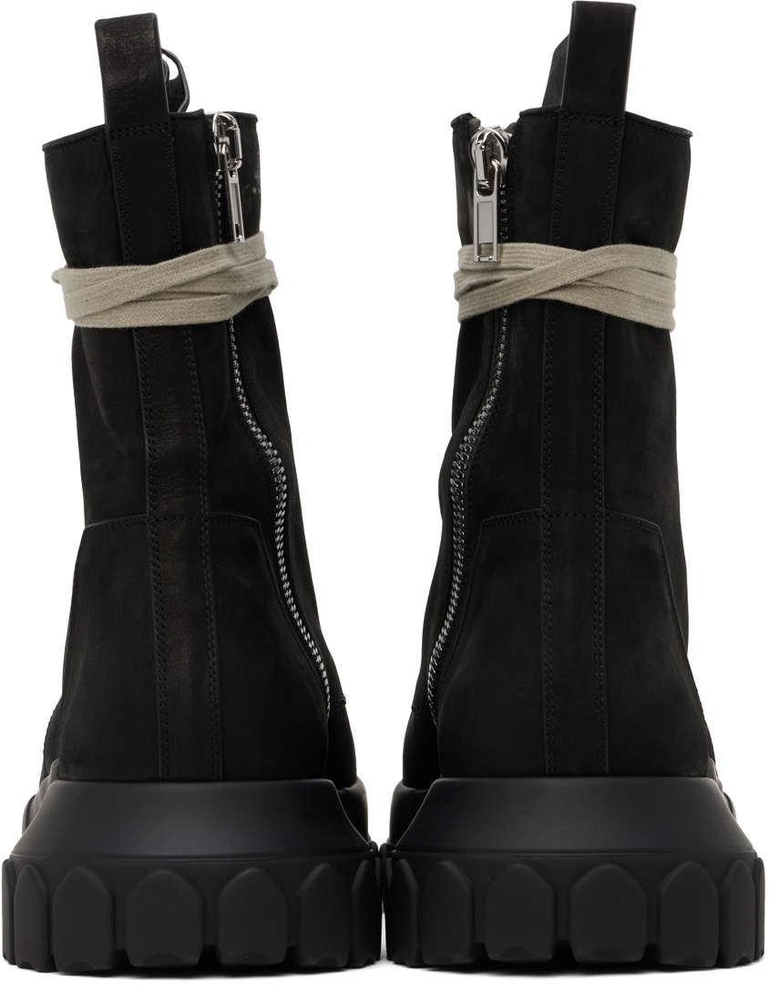 【関税＆送料込み】Rick Owens Beatle Mega Tractor Boots Rick Owens Beatle Mega Tractor Boot Black Men's - RU02E1860