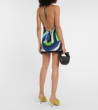 Pucci Printed cowl neck camisole