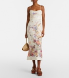 Zimmermann Alchemy floral linen midi dress