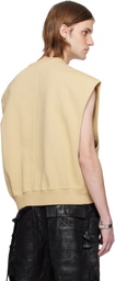 Rick Owens DRKSHDW Beige Hollywood SL Jumbo Tatlin Vest