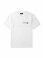Wacko Maria - Neck Face Logo-Print Cotton-Jersey T-Shirt - White