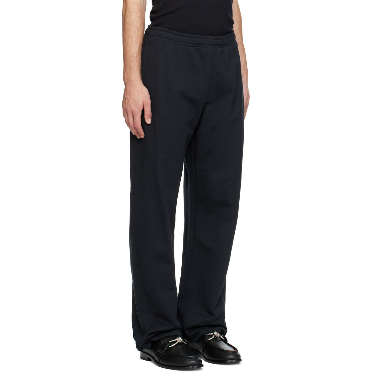 Marine Serre Black Moon Logo Sweatpants