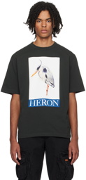 Heron Preston Black Heron Bird Painted T-Shirt