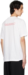 Helmut Lang White Printed T-Shirt