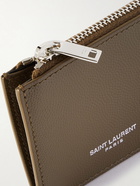 SAINT LAURENT - Pebble-Grain Leather Cardholder